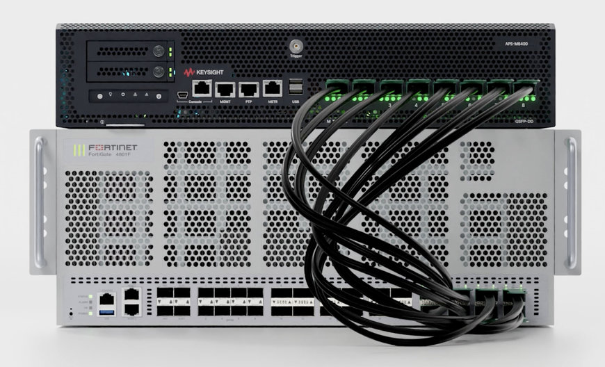 キーサイト、400GEネットワーク・サイバーセキュリティ・テスト・プラットフォームがFortinetのハイパースケールDDoS防御能力を検証